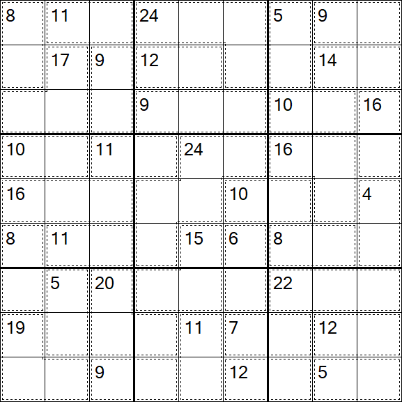 Killer Sudoku - Mittel