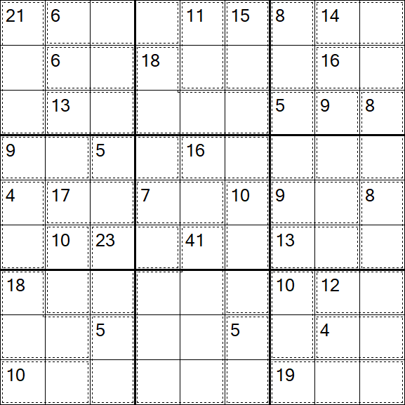 Killer Sudoku - Médio