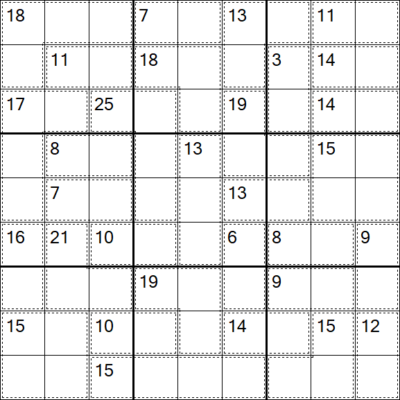Killer Sudoku - Medium
