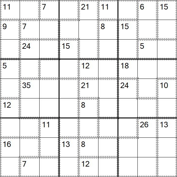 Killer Sudoku - Medium