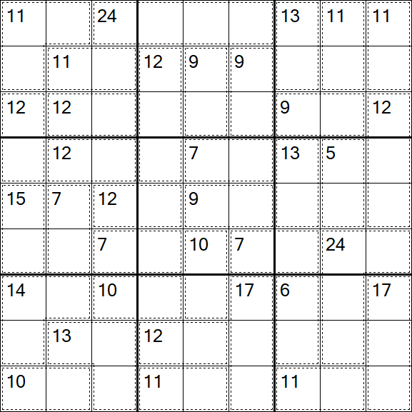 Killer Sudoku - Medium