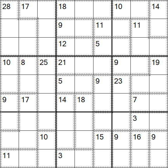 Killer Sudoku - Medium