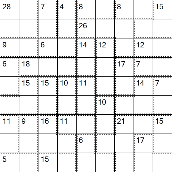 Killer Sudoku - Medium