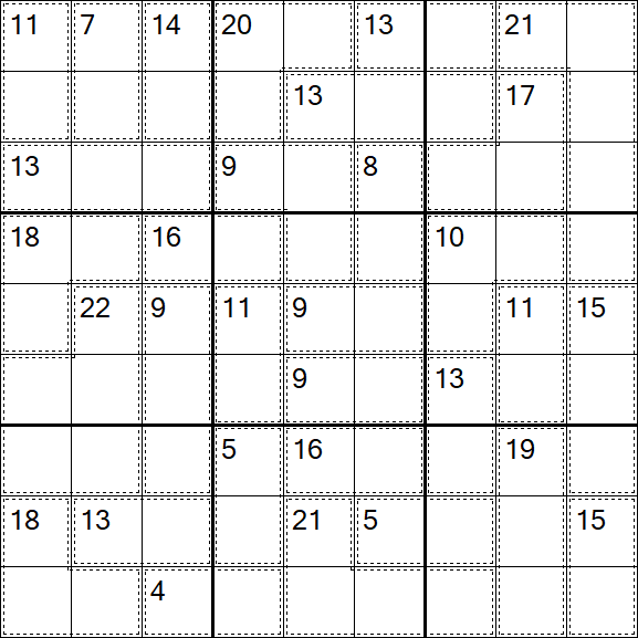 Killer Sudoku - Medium