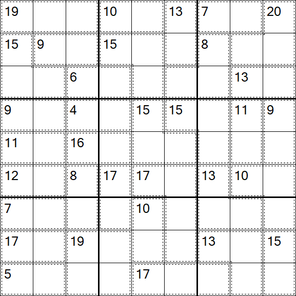 Killer Sudoku - Mittel