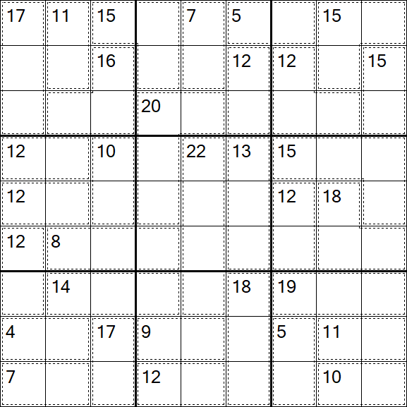 Killer Sudoku - Mittel