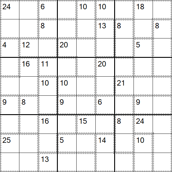 Killer Sudoku - Mittel