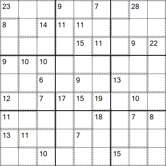 Killer Sudoku - Mittel