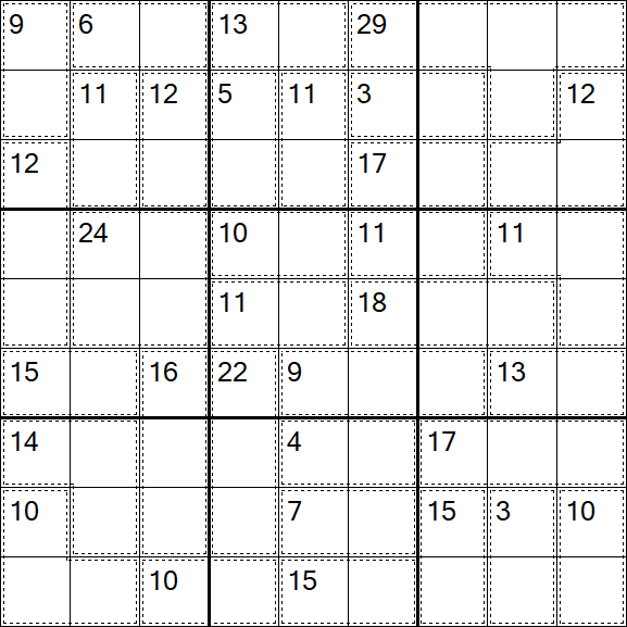 Killer Sudoku - Medium