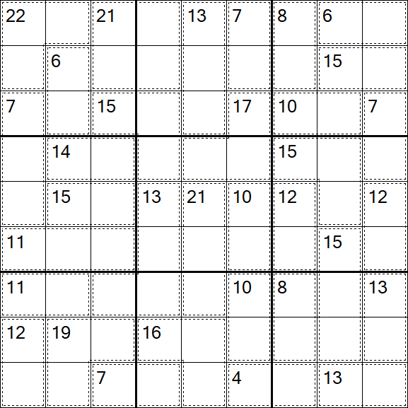 Killer Sudoku - Medium