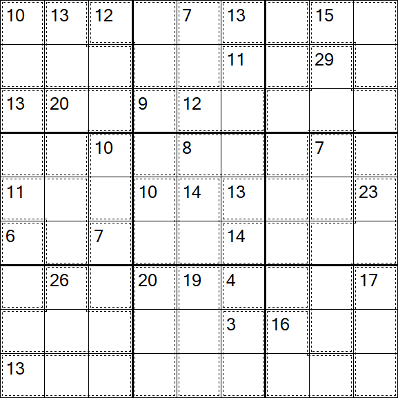 Killer Sudoku - Medium