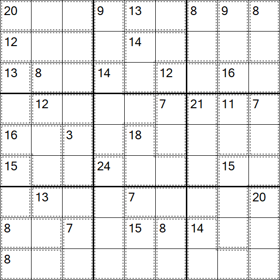 Killer Sudoku - Mittel