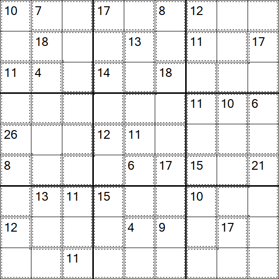 Killer Sudoku - Medium