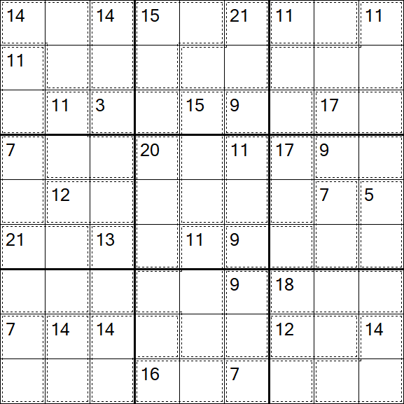 Killer Sudoku - Mittel