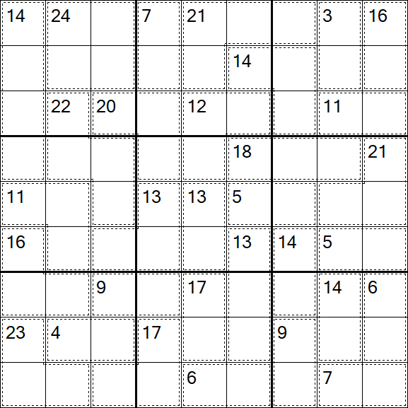Killer Sudoku - Mittel