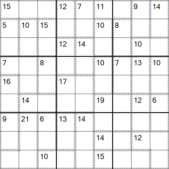 Killer Sudoku - Medium