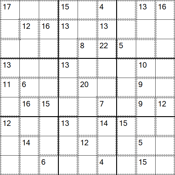 Killer Sudoku - Medium