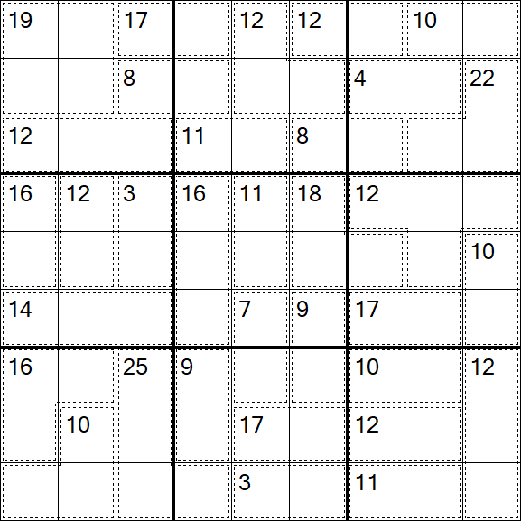 Killer Sudoku - Medium