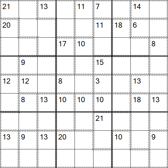 Killer Sudoku - Medium