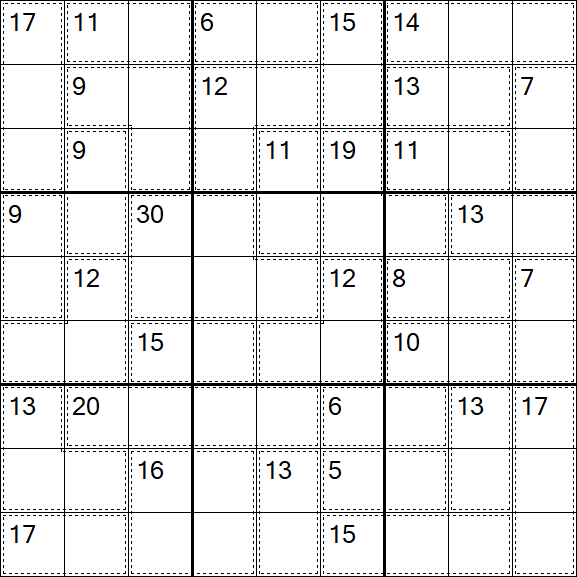Killer Sudoku - Medium