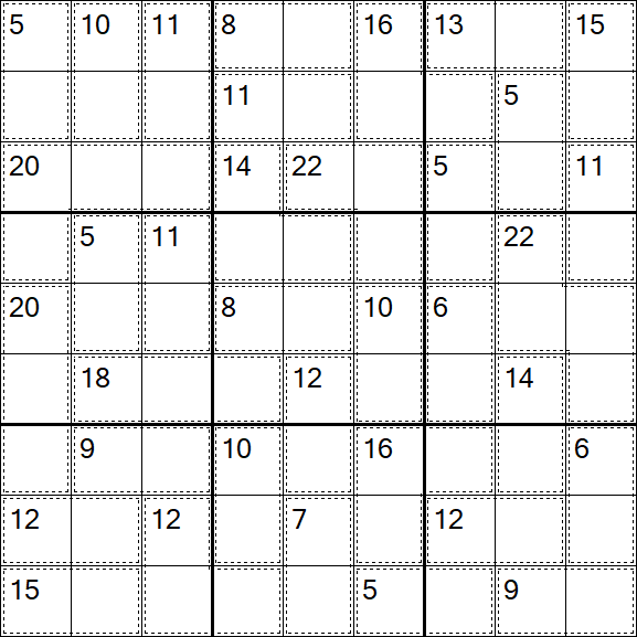 Killer Sudoku - Medium