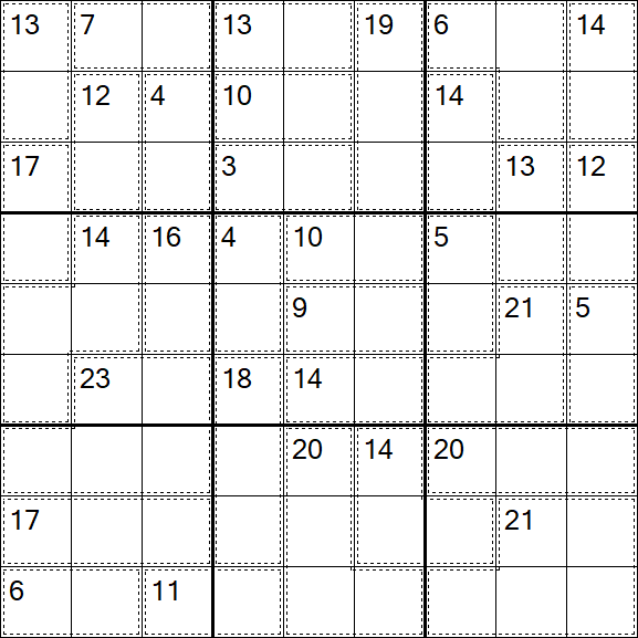 Killer Sudoku - Medium