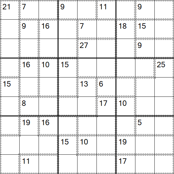 Killer Sudoku - Medium