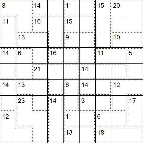 Killer Sudoku - Medium