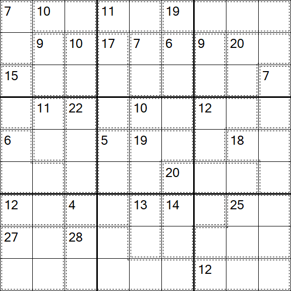 Killer Sudoku - Medium