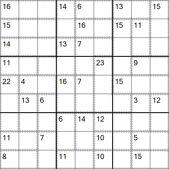 Killer Sudoku - Medium