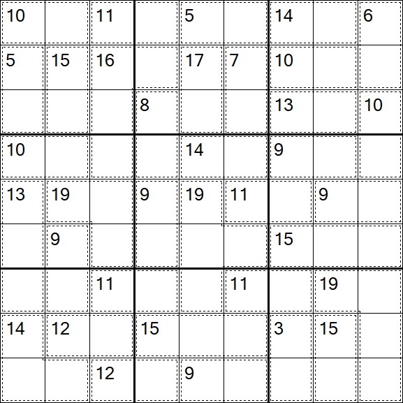 Killer Sudoku - Medium