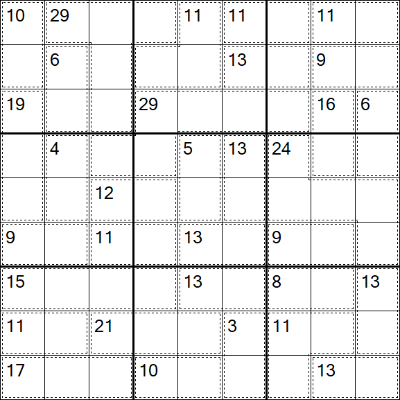 Killer Sudoku - Medium