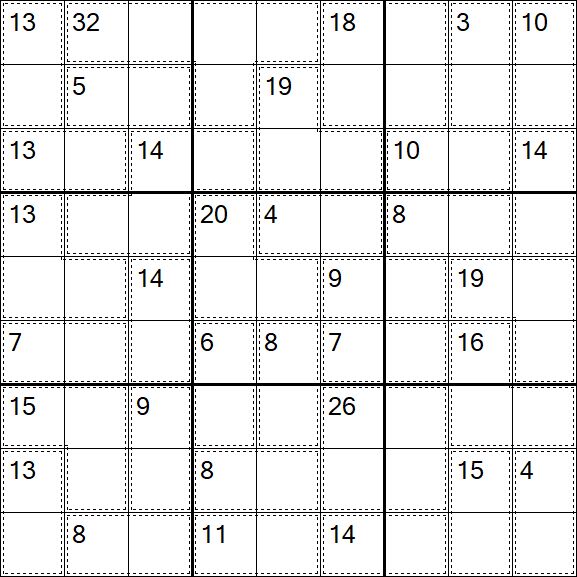 Killer Sudoku - Medium