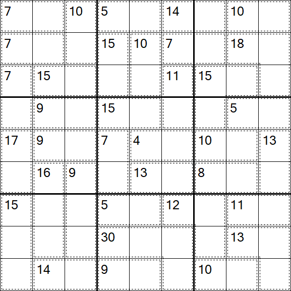Killer Sudoku - Medio