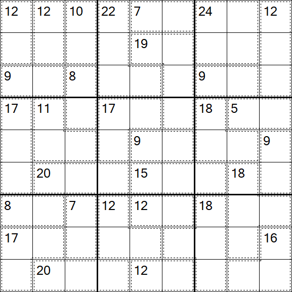 Killer Sudoku - Medium