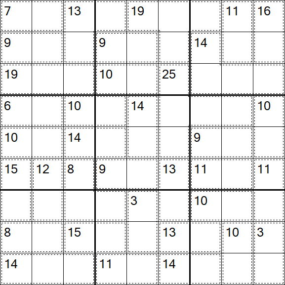 Killer Sudoku - Medium