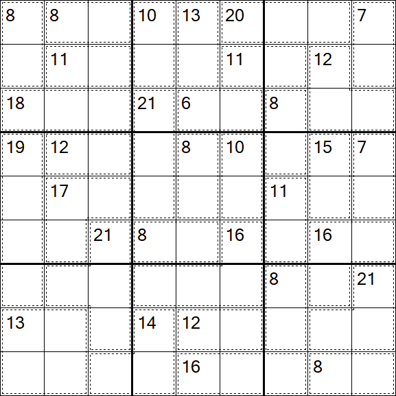 Killer Sudoku - Medium