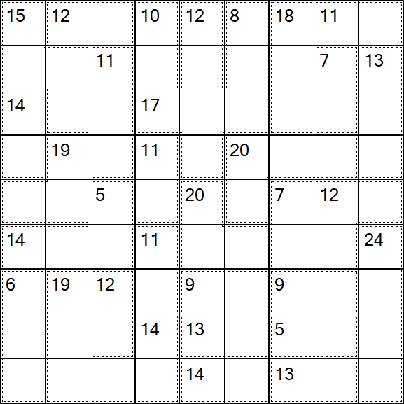Killer Sudoku - Medium