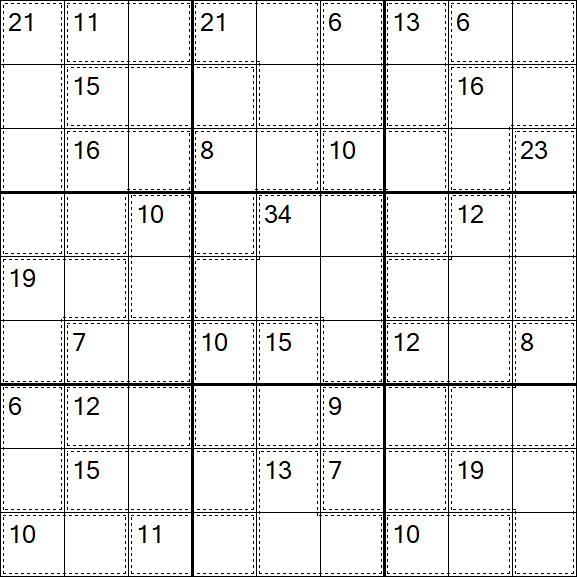 Killer Sudoku - Medium