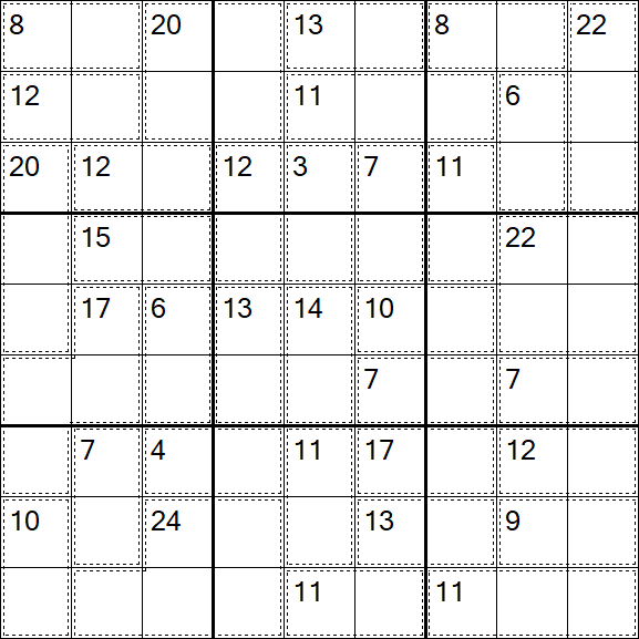 Killer Sudoku - Medium