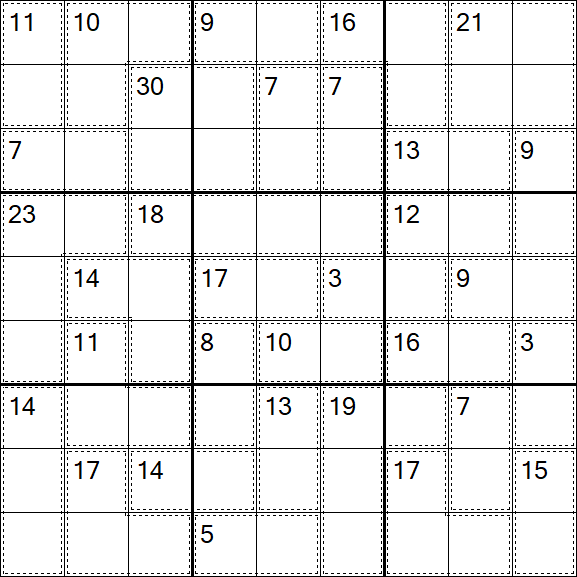 Killer Sudoku - Medio