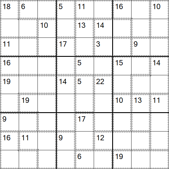 Killer Sudoku - Medium