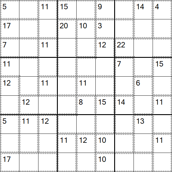 Killer Sudoku - Medium