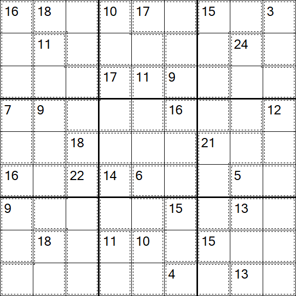 Killer Sudoku - Medium