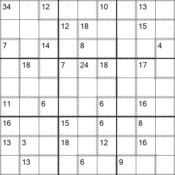 Killer Sudoku - Medium