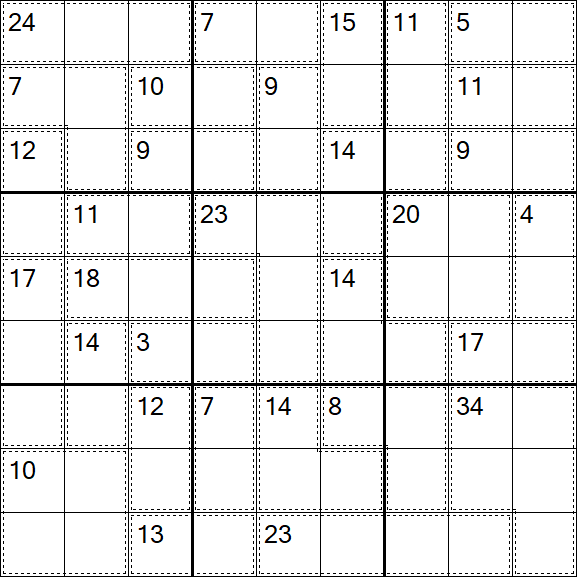 Killer Sudoku - Medium