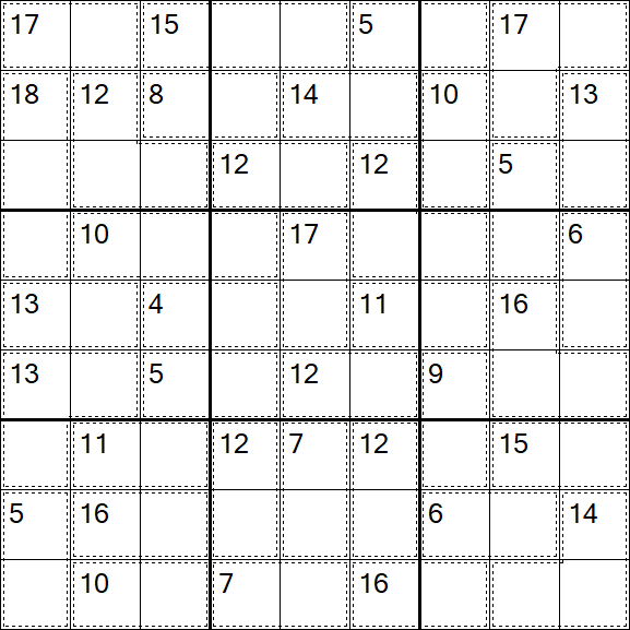 Killer Sudoku - Medium