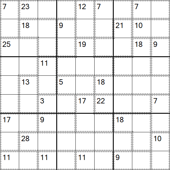 Killer Sudoku - Medium