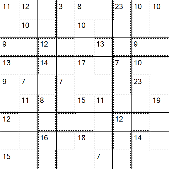 Killer Sudoku - Medium