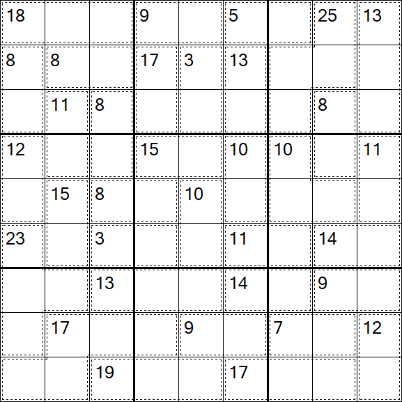 Killer Sudoku - Medium